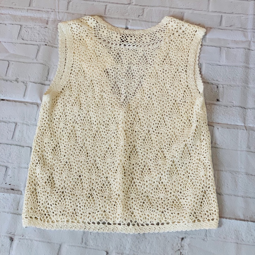 Erika Crocheted Vest Size Small - Picture 3 of 7